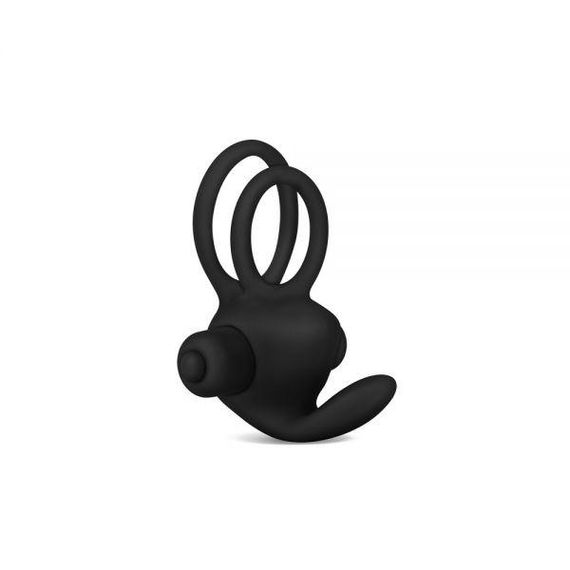 Ерекційне віброкольцо Power Clit Cockring, Black Sex Aura | Зображення 2