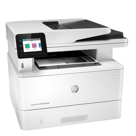 МФУ HP LaserJet Pro MFP M428fdw / Лазерная монохромная печать / 1200x1200 dpi / A4 / 38 стр/мин / USB 2.0, Ethernet, Wi-Fi / Дуплекс б/у