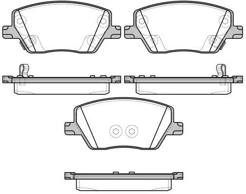 Колодки передні гальмівні Fiat Tipo 1.3-1.6 16-20, WOKING (P1795302) | Зображення 7