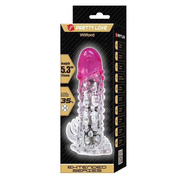 Насадка-презерватив PRETTY LOVE — Wilford, BI-026203-1 Sex Aura | Зображення 6