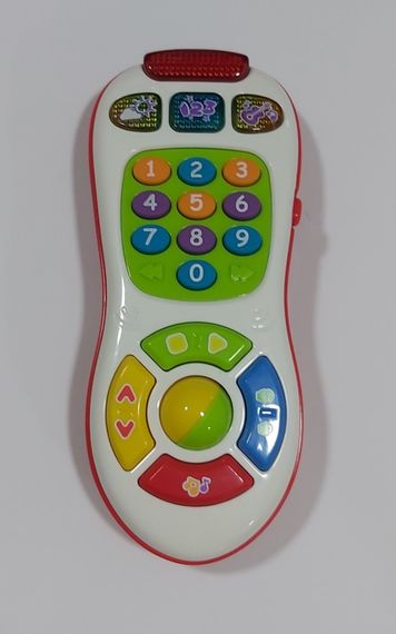 Пульт 7390 UA LimoToy 17,5см,навч(цифр,муз.інстр),муз(укр) в коробці (6903172722012) Біло-червоний | Зображення 2