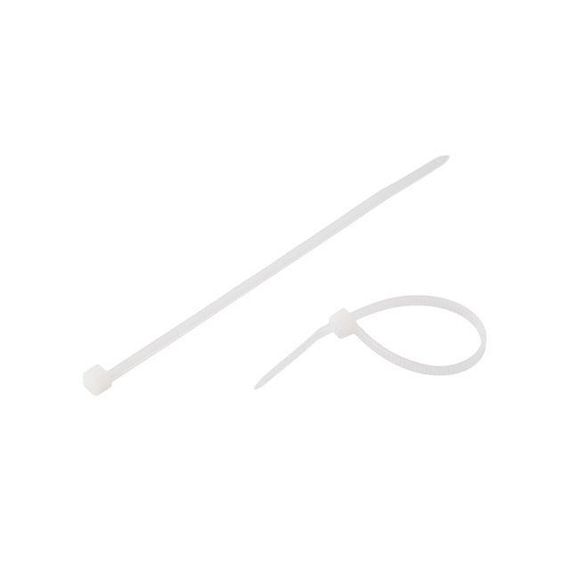 Хомут пластиковий 2,5*100 мм, білий, 100 од. INTERTOOL TC-2510 | Зображення 2