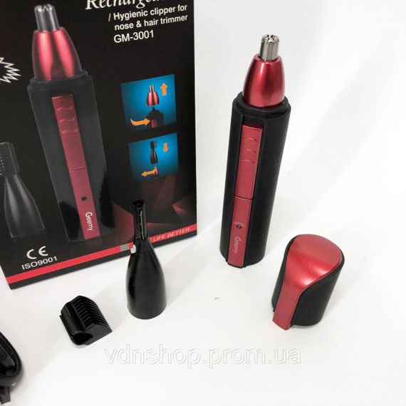 Тример для гоління носа і вух, Тример для вух і носа в комплекті бороди голови GW-18 | Зображення 8