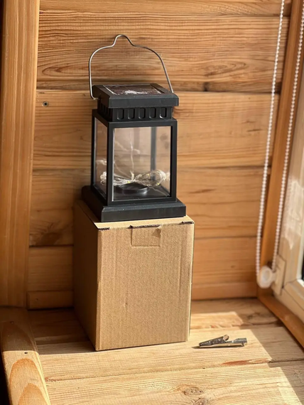 Уличный садовый подвесной фонарь на солнечной батарее, водонепроницаемый The lamp | Зображення 2