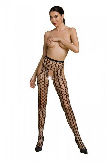 Эротические колготки-бодистокинг Passion ECO S007 black sexstyle