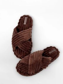 Хатні тапочки 590851 Коричневі 36-37 38-39 40