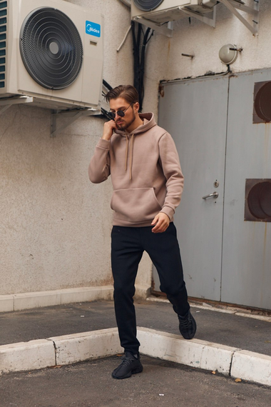 Костюм зима двухцветка черно-беж S XL | Зображення 1