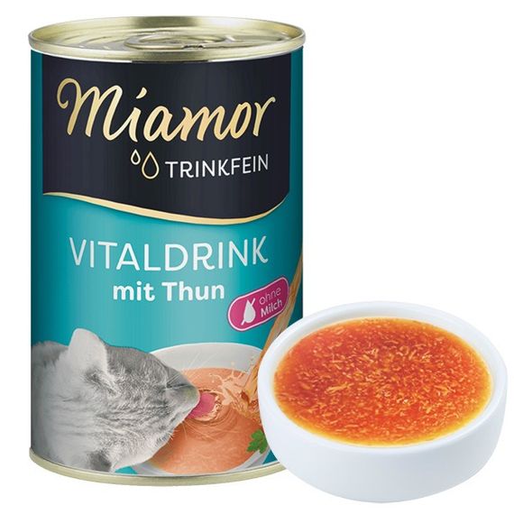 Суп для котів з тунцем Miamor Vitaldrink Mit Thun, 135 гр