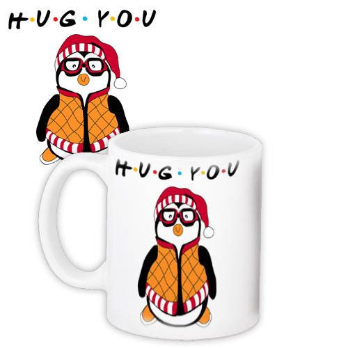 Чашка з принтом Hug you 330 мл (KR_DR007)