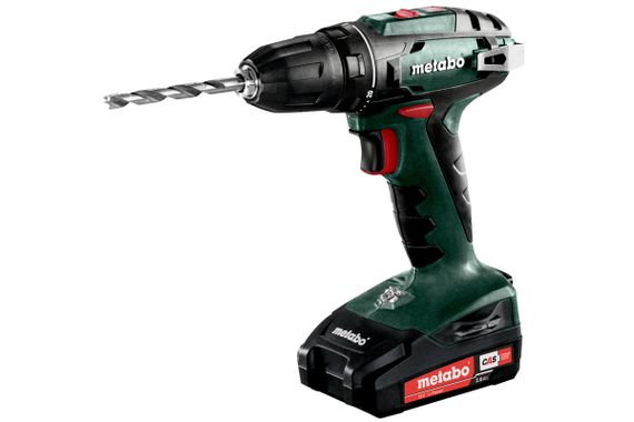 Аккумуляторная дрель-шуруповерт METABO 18 ВS 2X2АЧ