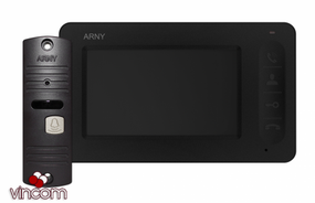 Комплект видеодомофона ARNY AVD-4005 Black