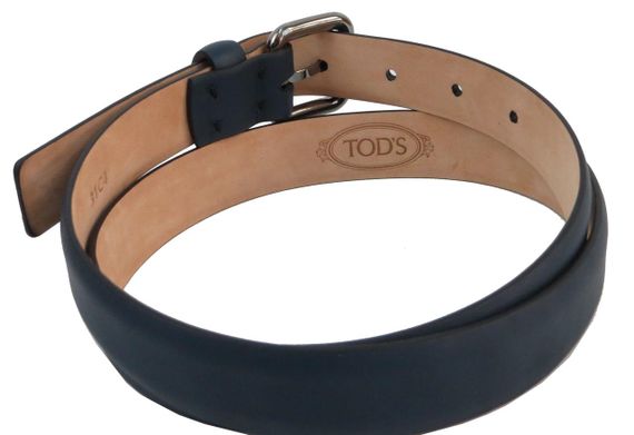 Жіночий ремінь із натуральної шкіри Tod's, Італія, синій | Зображення 6