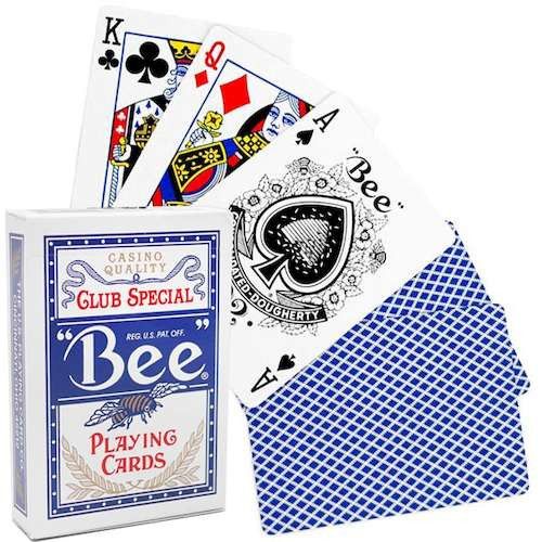 Карти гральні Bee Standard Index (red, blue) 1 колода | Зображення 1
