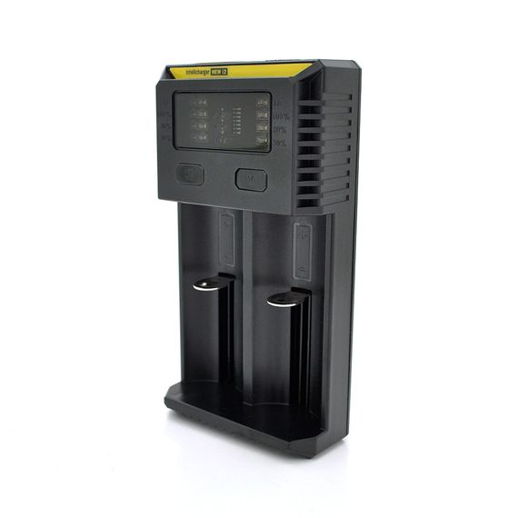 Зарядний пристрій універсальний Nitecore Intellicharger i2, 2 канали, LED інд., підтримує Li-ion, Ni-MH та Ni-Cd AA (R6), ААA | Зображення 1