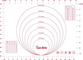 Силіконовий килимок 30х40 см Сon Brio СB-675-Red