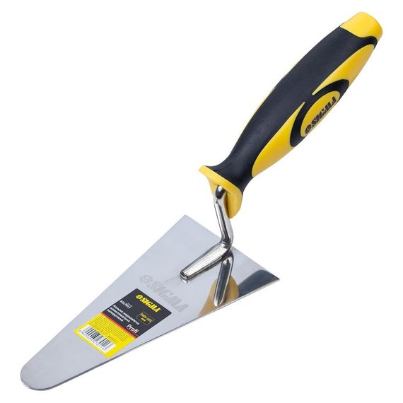 Кельма шпаклювальна Sigma нержавіюча закруглена Profi 160×101 мм 8327011