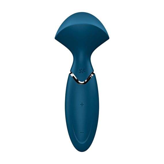 Вібромасажер Satisfyer Mini Wand-er Синій — потужність в мініформаті для релаксу та задоволення | Зображення 6