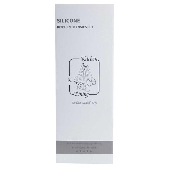 Набір кухонного приладдя на підставці 6 шт сірий HP27473B | Зображення 3