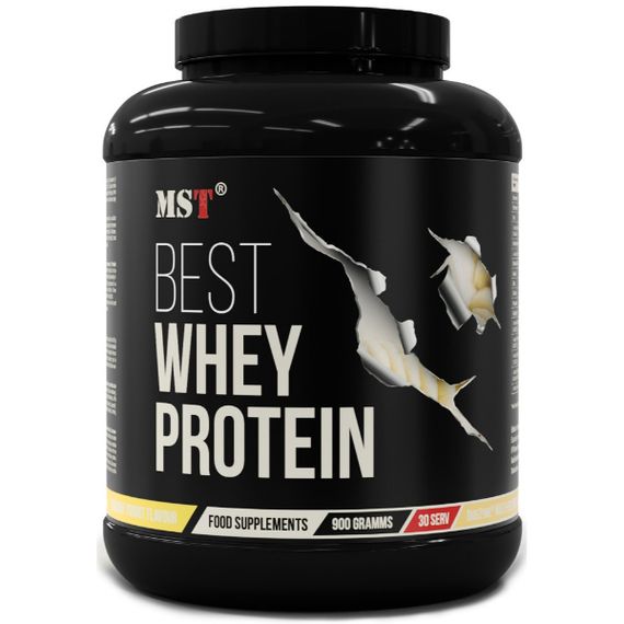 Протеин MST Nutrition Best Whey Protein 900 g /30 servings/ Banana Yogurt