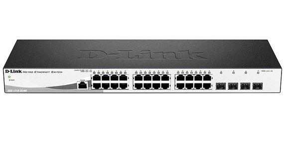 Комутатор D-Link DGS-1210-28/ME 24x1G, 4xSFP (DGS-1210-28/ME) | Зображення 2