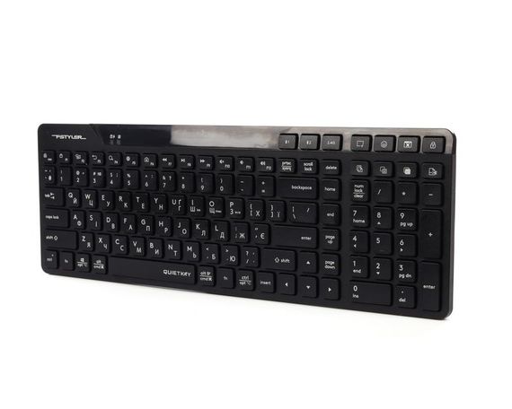 Клавіатура бездротова A4Tech FBK27C AS, колір чорний | Зображення 1