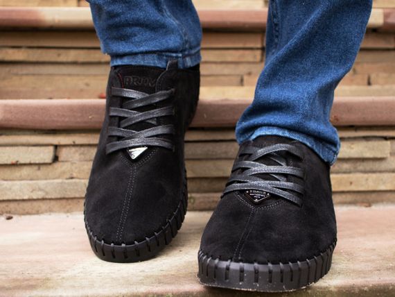 Чорні чоловічі мокасини Prime Shoes із замші 40 розмір | Зображення 1