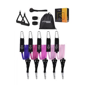 Набір трубчастих еспандерів Cornix 5 шт 4.5-13.6 кг XR-0258