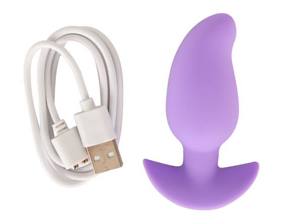 Анальна пробка з вібрацією Vibrating Mini Butt Plug Purple Sex Aura | Зображення 2