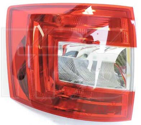 Фонарь задний Skoda Octavia A7 13- универсал, левый (DEPO)  5E9945111