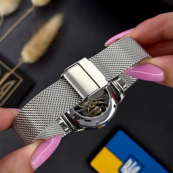 Класичний жіночий годинник Awarder 028L Silver-Black Де би не була | Зображення 6