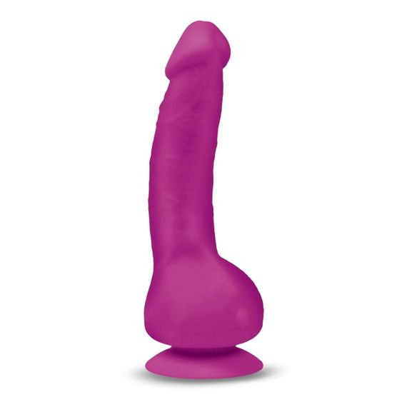 Вибратор реалистичный на присоске Greal Mini Gvibe, фиолетовый, 18 х 3 см sexstyle