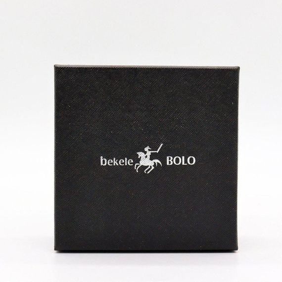 Чоловічий шкіряний ремінь 125 см, Bolo Bekele №2, Чорний / Стильний ремінь під джинси | Зображення 8