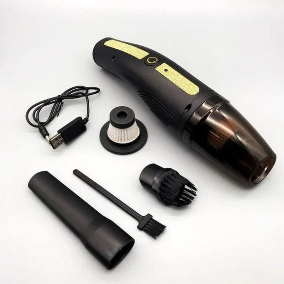 Пылесос аккумуляторный пылесос ручной Car Vacuum Cleaner HY05 | Пылесос для автомобиля беспроводной | Маленький пылесос ZA-522 для машины | Зображення 6