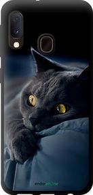 Чохол на Samsung Galaxy A20e A202F Димчастий кіт "825b-1709-2448"