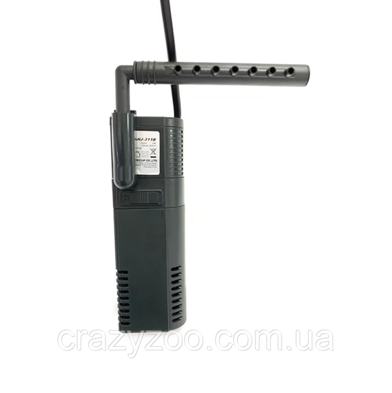 Внутренний фильтр для аквариума SunSun HJ-311B 2 Вт 300 л/час до 50 л | Зображення 1