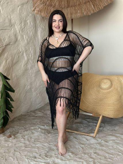 Жіноча пляжна туніка Plus Size | Зображення 5
