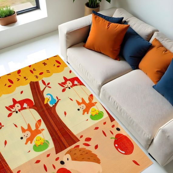 Дитячий складний термокилимок 147см х 177см х 8мм Лисички-Зростомір (303) SW-00003033 | Зображення 9