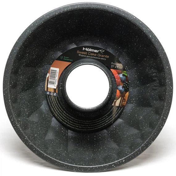 Форма для випікання кексу Holmer Sweet Cake Granite BC-0727-RCG 27х9 см чорна