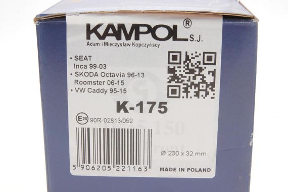 Колодки тормозные задние VW Caddy II III 95- барабанные  K-175 | Зображення 5