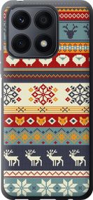 Чехол на Huawei Honor X8a Рождественский орнамент "3303u-2963-17620"