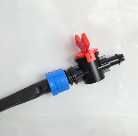 Стартовый кран с резинкой для ленты капельного полива | Зображення 1