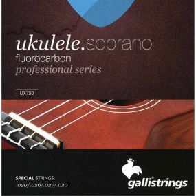 Струни для укулеле Gallistrings UX750 (.020-.027), Soprano, Fluorocarbon