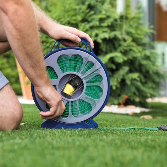 Гнучкий садовий шланг Garden Hose 10 м, для поливання саду та городу з насадкою розпилювачем поливальний набір на котушці | Зображення 3