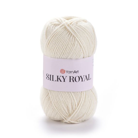 Пряжа YarnArt Silky Royal № 430 (Ярнарт Сілкі Роял) – 65% меринос, 35% шовк, 50 г / 140 м
