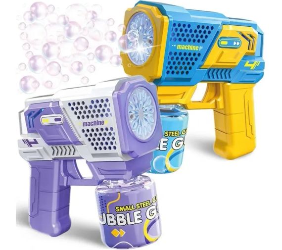 Игрушечный пистолет Бластер генератор мыльных пузырей Bubble Gun