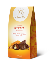 Набір цукерок Курага з горіхом Chocco Via пакет 200г (213759)