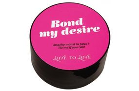 Чорний скотч для бондажа Love To Love BOND MY DESIRE 15м, не липне до шкіри