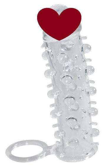 Насадка на член Crystal Skin Hulle-Wibrator sexstyle