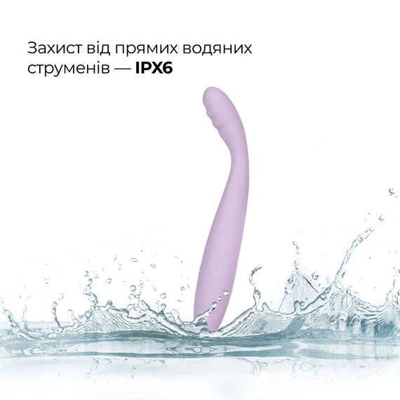 Тонкий смарт-вібратор точки G Svakom Cici 2 Lilac, підігрів до 38 °C | Зображення 7