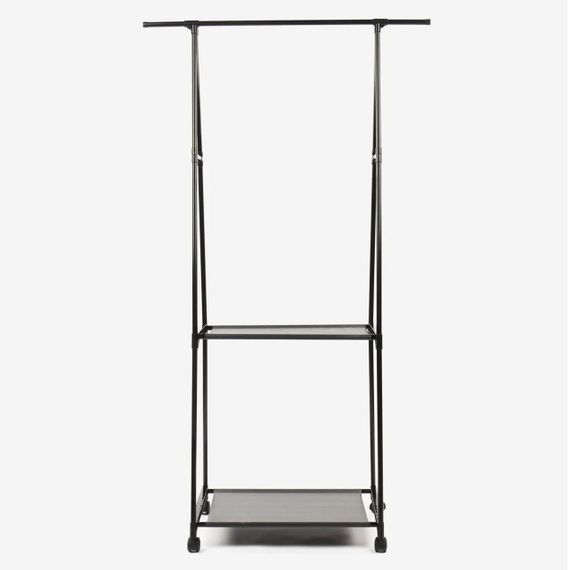 Пересувна вішалка-стійка для одягу до 20 кг, (160х55х42 см), The New Coat Rack / Підлоговий стелаж на коліщатках | Зображення 2